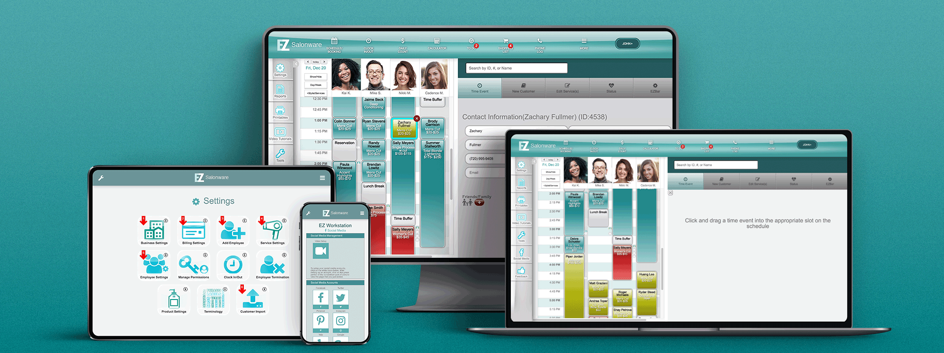 Open Seat 24/7 scheduling dashboard